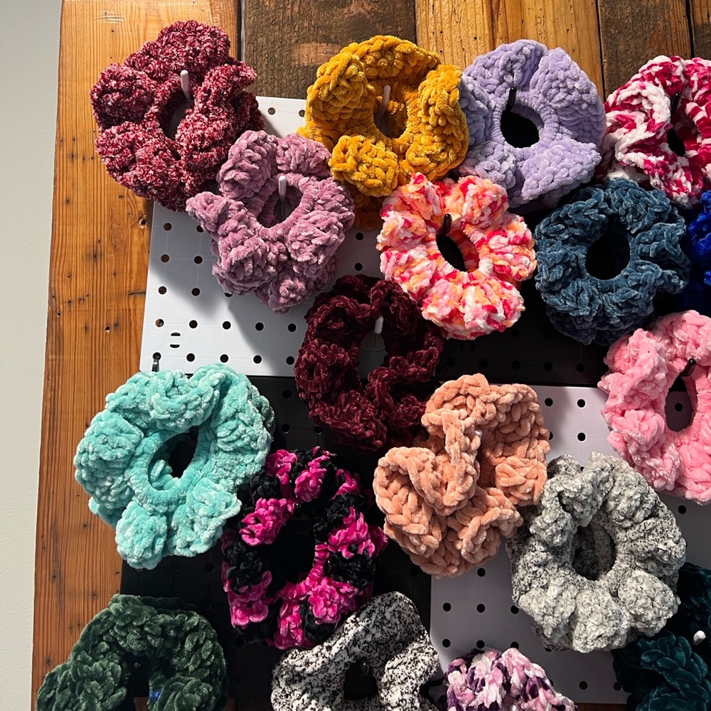 Assorted Scrunchies Set 3 for $12 you choose - Picture 4 of 7